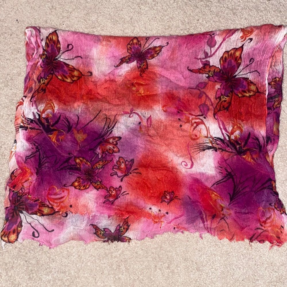 Gorgeous 🦋 Butterfly Gauze Scarf!